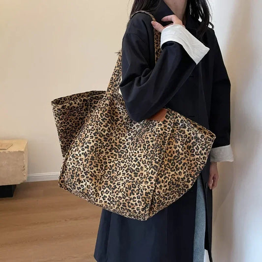 Oversized Timeless Leopard Tote Bag